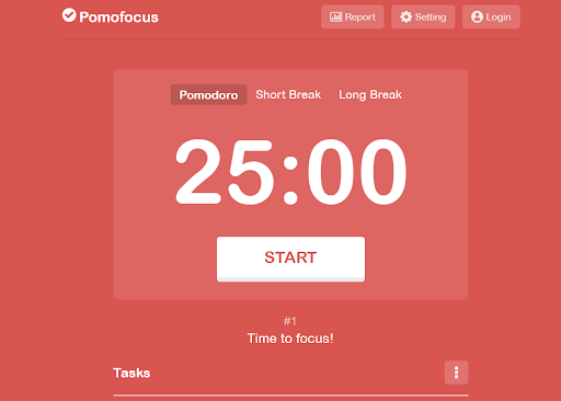 Productivity Tool - Pomofocus