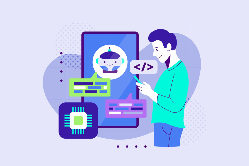 Infographic showing security layers protecting sensitive data in AI services, including encryption, access control, compliance certifications ,regular audits, and incident response procedures. Visual comparison of secure vs. unsecured AI service providers.