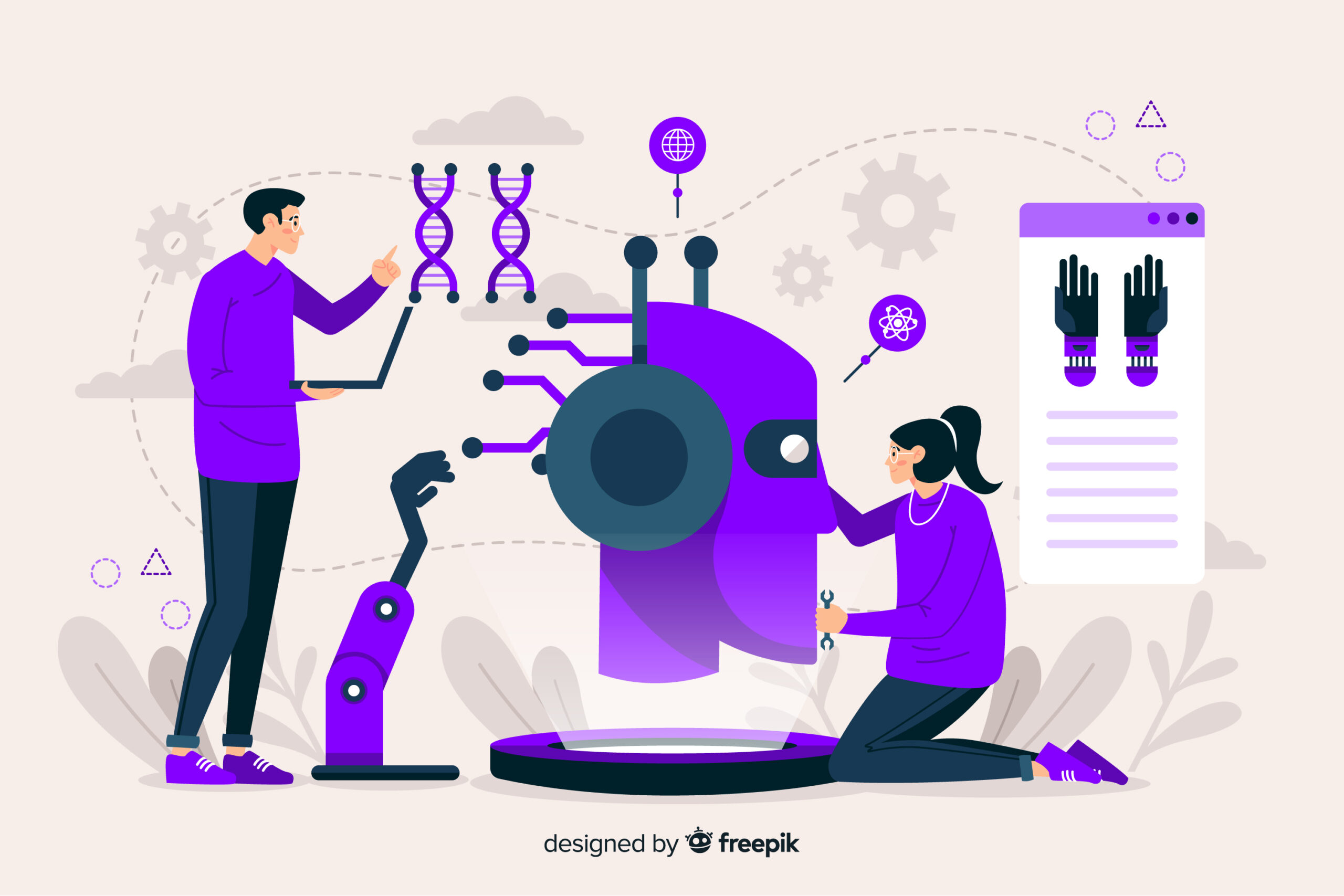Infographic showing top generative AI trends businesses should adopt in 2026 including AI copilots, multimodal AI, and workflow automation