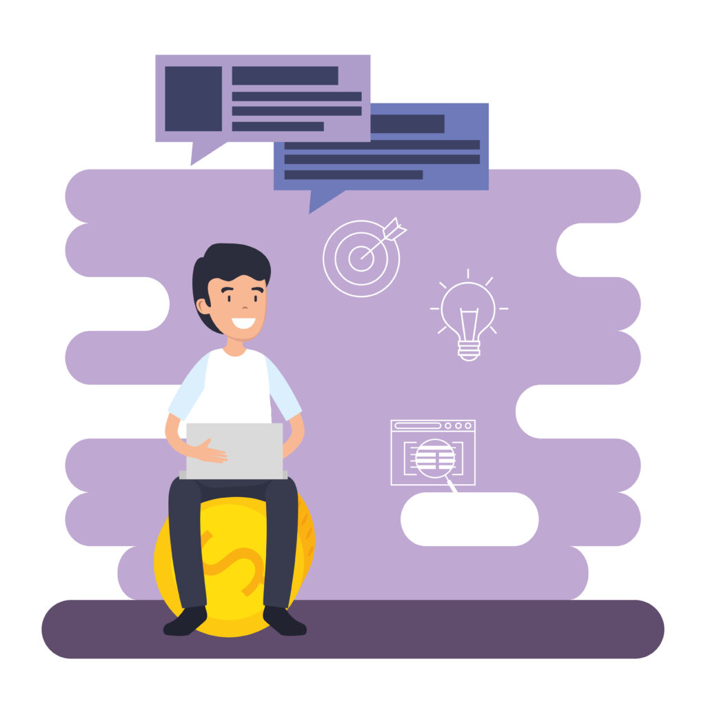 A prompt engineer expert reviewing AI agent instructions and workflow design on a laptop in an office setting