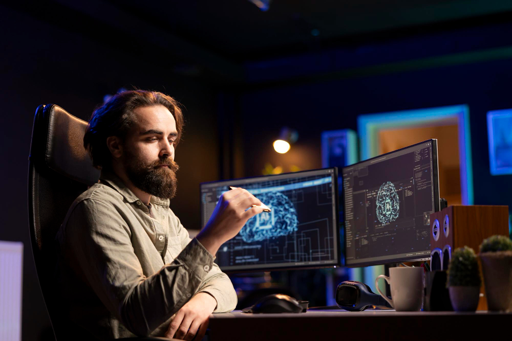 Checklist illustrating key questions and skills to evaluate when hiring a generative AI expert